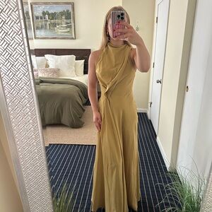 ASOS Mustard Maxi Dress
